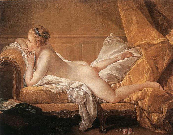 Girl Reclining, Francois Boucher